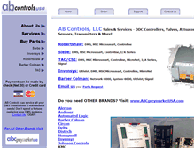 Tablet Screenshot of abcontrolsusa.com